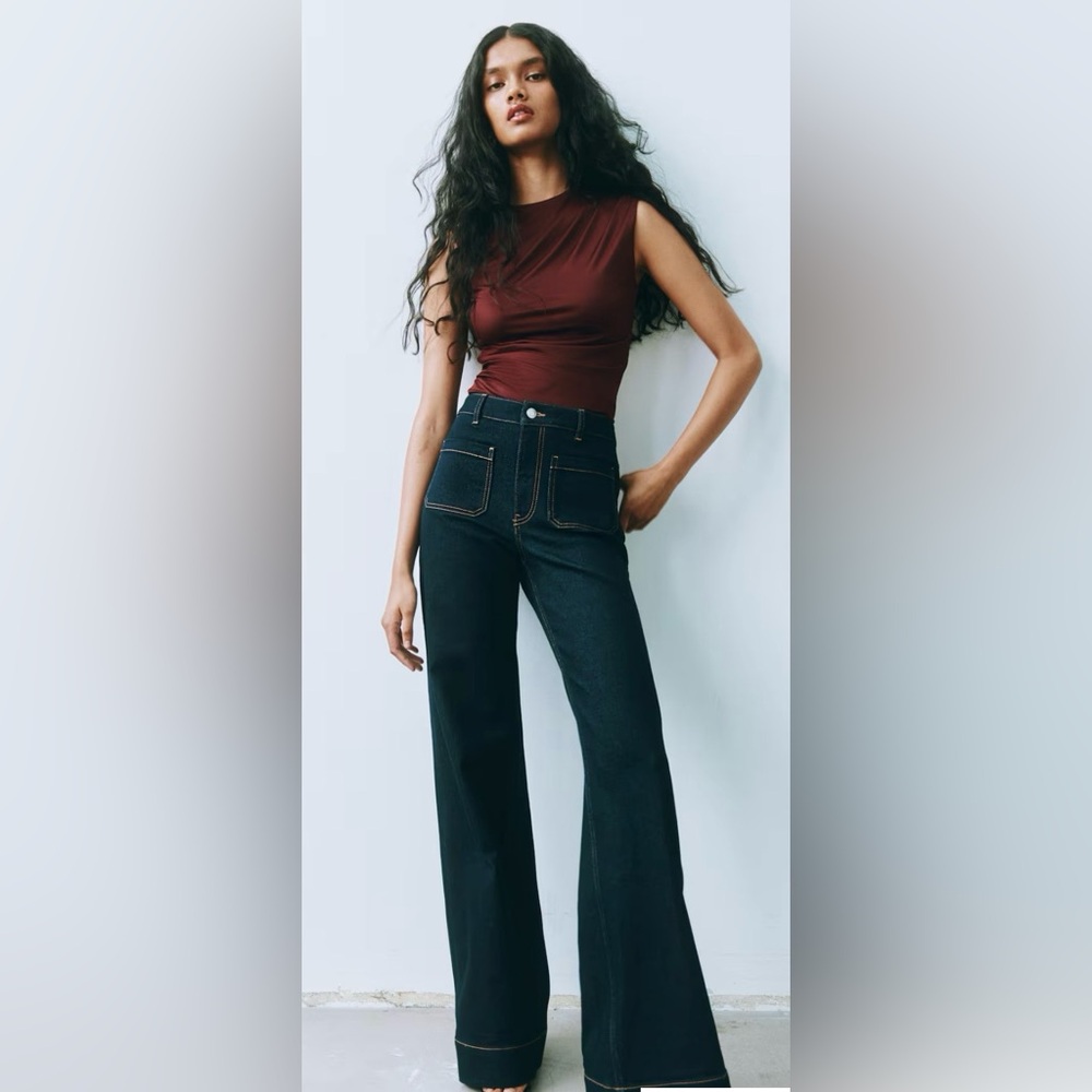 Wide High Jeans
